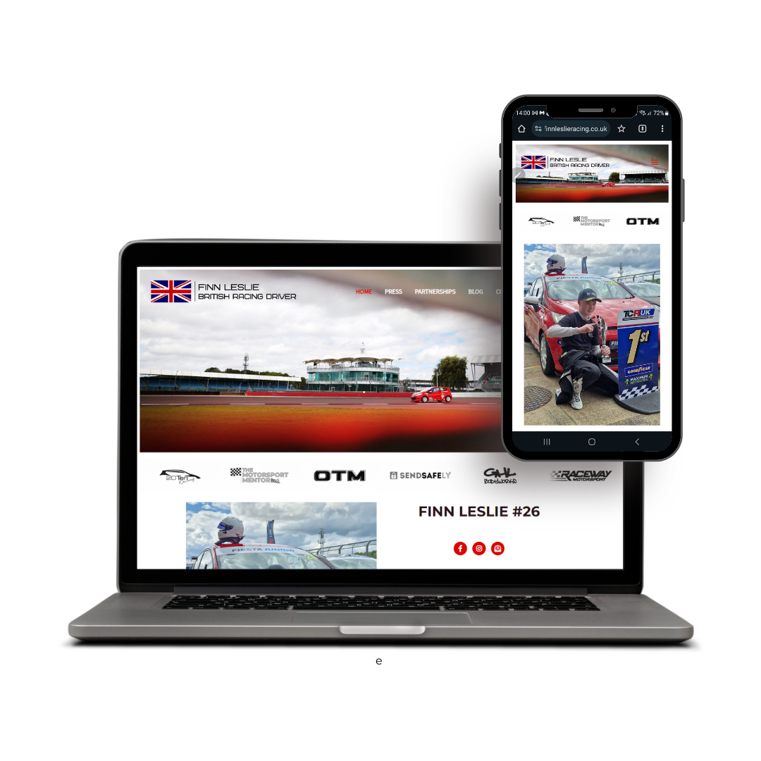 Finn Leslie racing by on track marketing keeping you motorsport marketing and media on track silverstone brands donnington