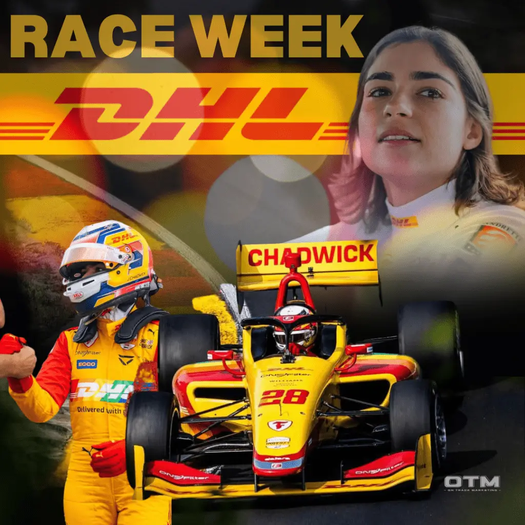 race week graphics from on track marketing boost your drivers awareness in motorsport with these incredible race week graphics.