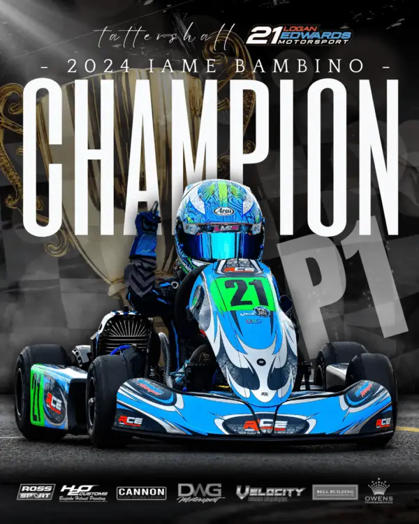 a person on a go kart