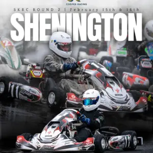 a magazine cover with people on go karts