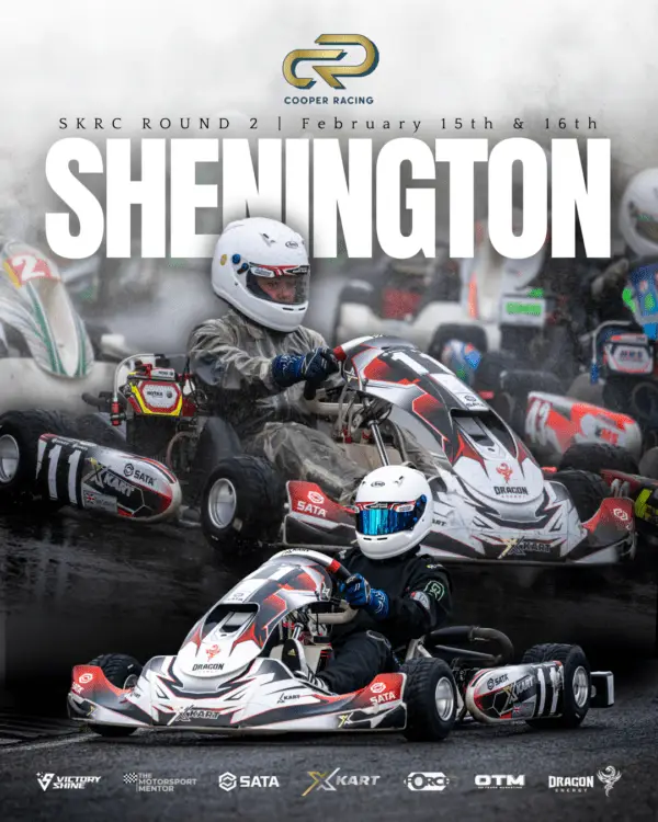 a magazine cover with people on go karts