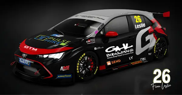 Finn Leslie to take part in the BTCC at Oulton Park With Toyota Gazoo Racing