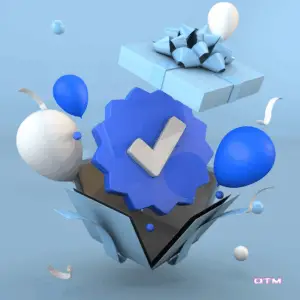 Meta Verified badge with On Track Marketing social media on screen, asking if it's worth it for small business owners